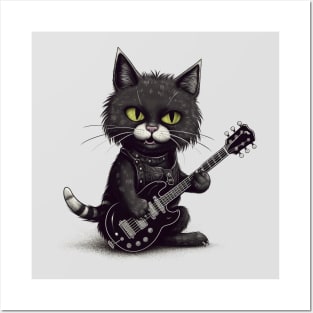 Metal Kitty Posters and Art